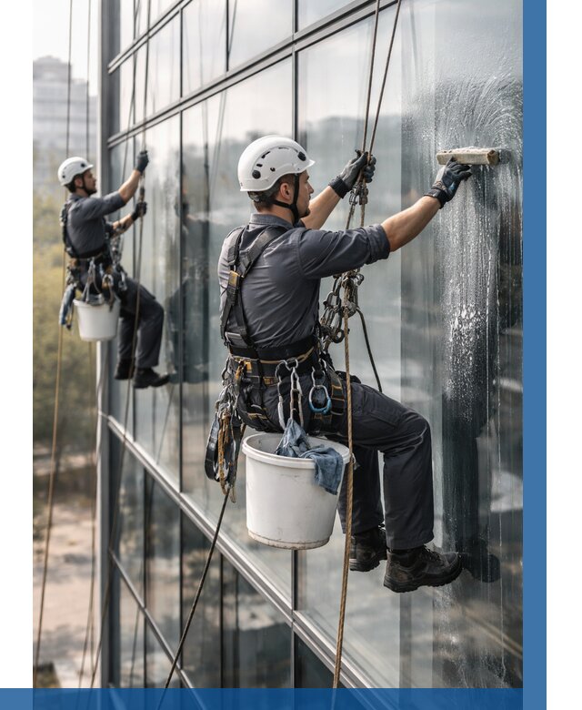 Мойка сплошного остекления в Тихорецке, заказать от 309 р.| ВЫСОТНИК-Тхр