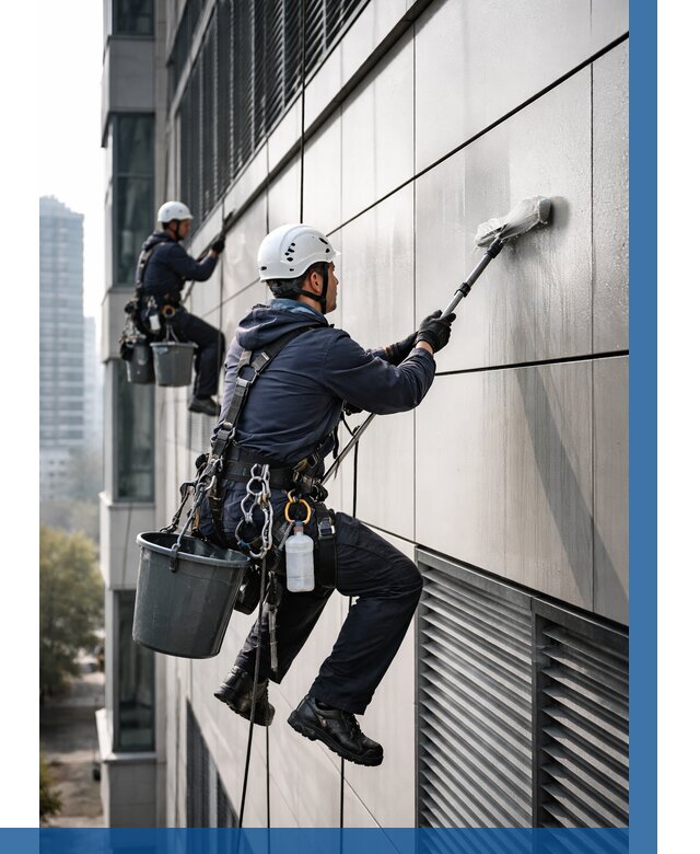 Мойка вентилируемого фасада в Тихорецке от 258 р. | ВЫСОТНИК-Тхр