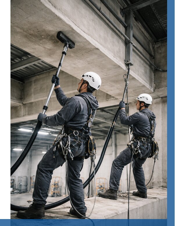 Обеспыливание потолочных конструкций в Тихорецке от 258 р. |ВЫСОТНИК-Тхр