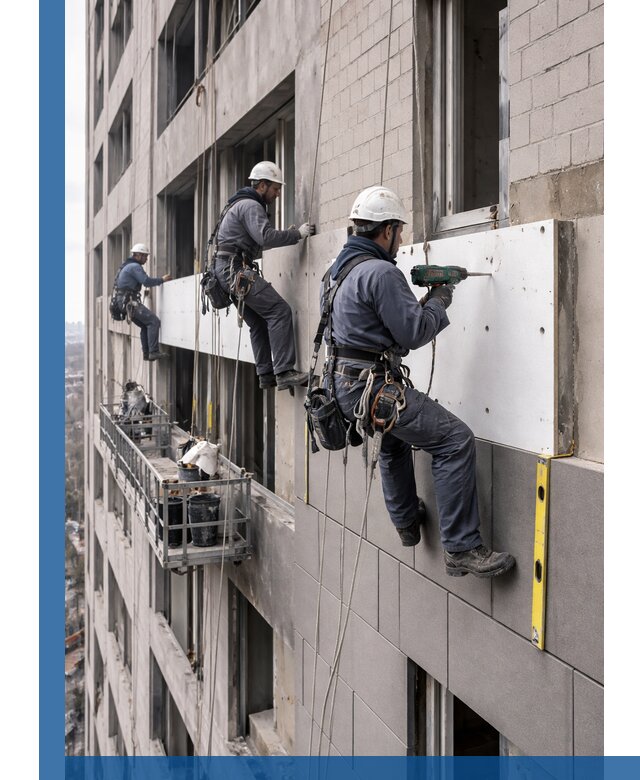 Монтаж фасадных термопанелей высокого качества в Тихорецке