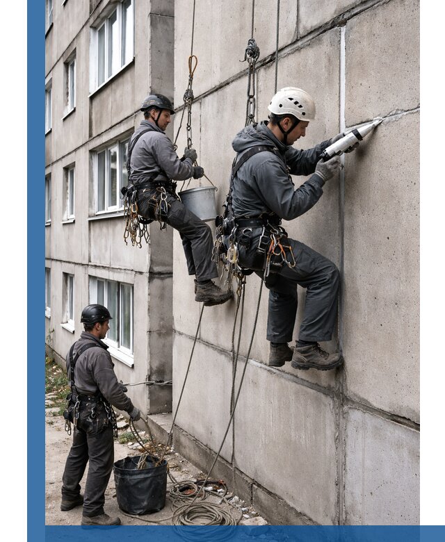 Герметизация межпанельных швов в Тихорецке с гарантией герметичности