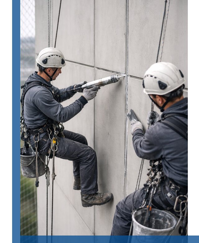 Первичная герметизация швов фасадов и кровель в Тихорецке