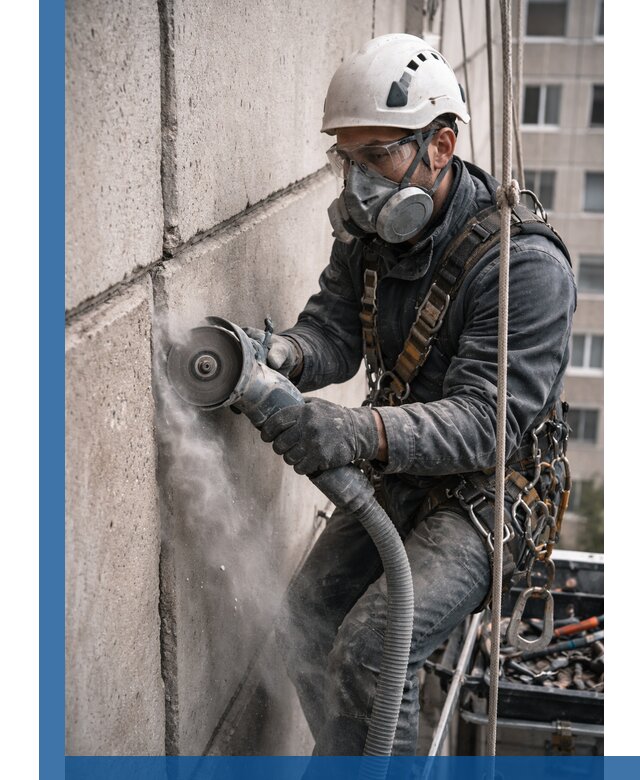 Штробление межпанельных швов в Тихорецке качественно и быстро