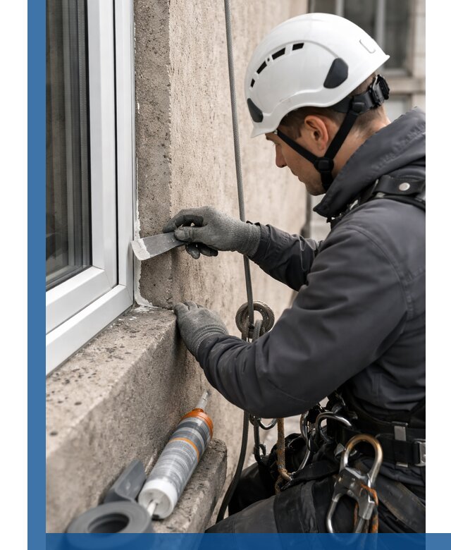 Герметизация монтажных швов окон в Тихорецке с гарантией качества