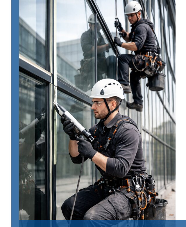 Герметизация витражных швов в Тихорецке для зданий и фасадов