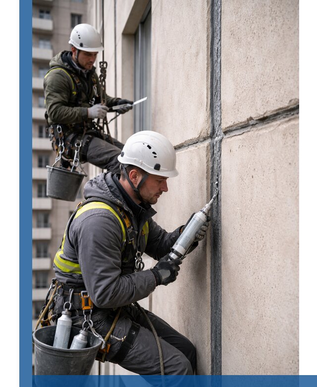 Герметизация деформационных швов фасада в Тихорецке качественно