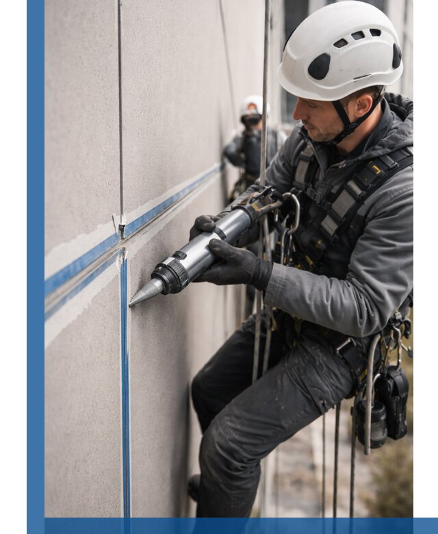 Герметизация стыков фасадных панелей в Тихорецке качественно и быстро