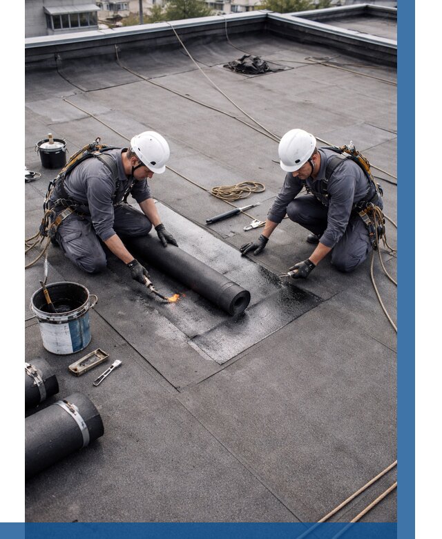 Ремонт мягкой кровли под ключ в Тихорецке от 721 р. | ВЫСОТНИК-Тхр