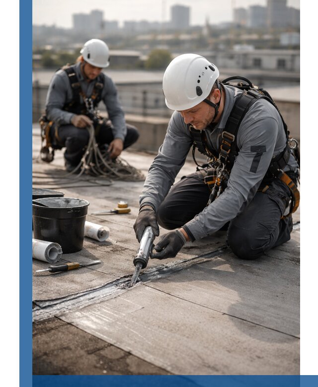 Аварийное и капитальное устранение протечек кровли в Тихорецке