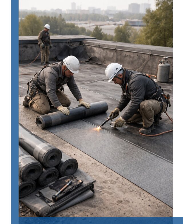 Монтаж мягкой кровли в Тихорецке профессионально и надежно