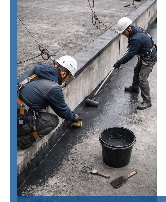 Гидроизоляция кровли жидкой резиной профессионально в Тихорецке