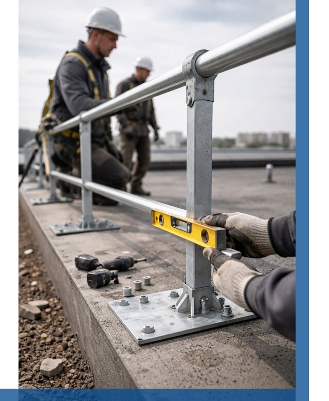 Монтаж кровельного ограждения в Тихорецке от 1237 р. | ВЫСОТНИК-Тхр