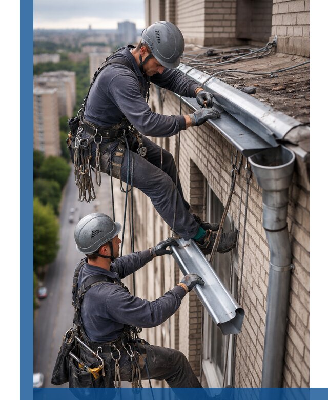 Ремонт водосточных желобов в Тихорецке, быстро и качественно