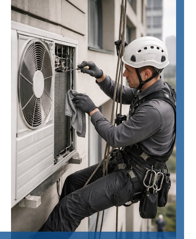 Обслуживание внешнего блока кондиционера в Тихорецке от 2783 р.ВЫСОТНИК-Тхр