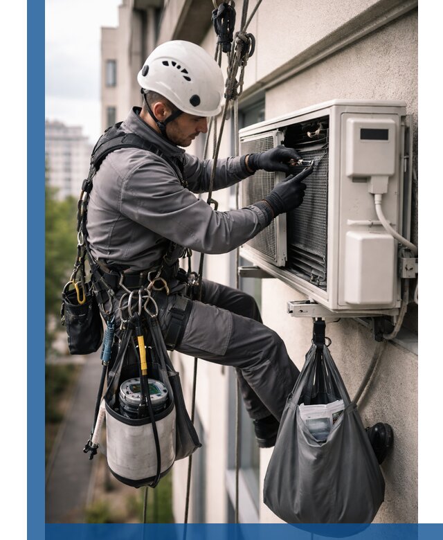 Обслуживание внешнего блока кондиционера в Тихорецке профессионально