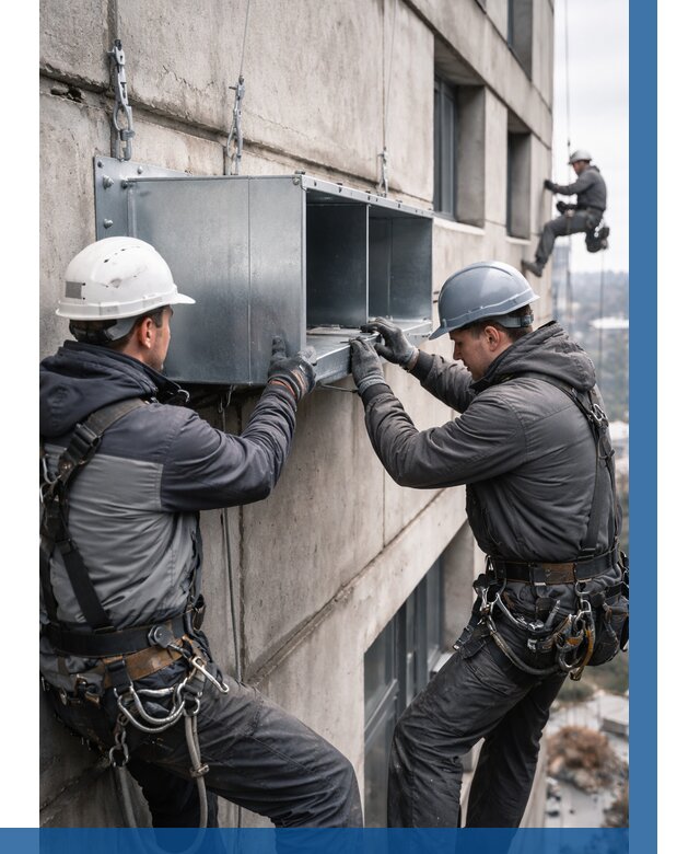 Монтаж вентиляционных коробов в Тихорецке от 3092 р. | ВЫСОТНИК-Тхр