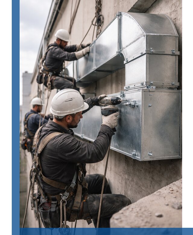 Профессиональный монтаж вентиляционных коробов в Тихорецке под ключ