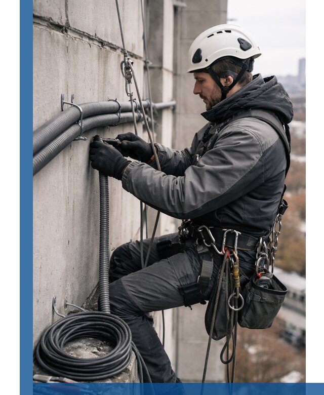 Профессиональный монтаж гофры для кабеля в Тихорецке с гарантией