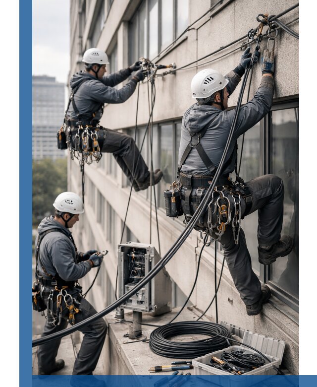 Прокладка оптоволоконного кабеля в Тихорецке под ключ с тестированием