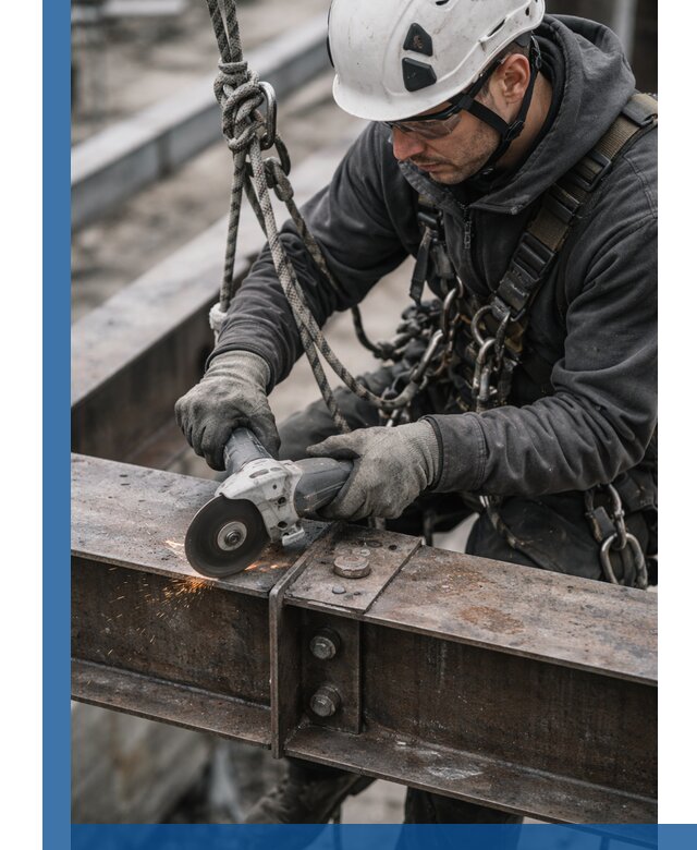 Резка металла на высоте в Тихорецке для зданий и конструкций