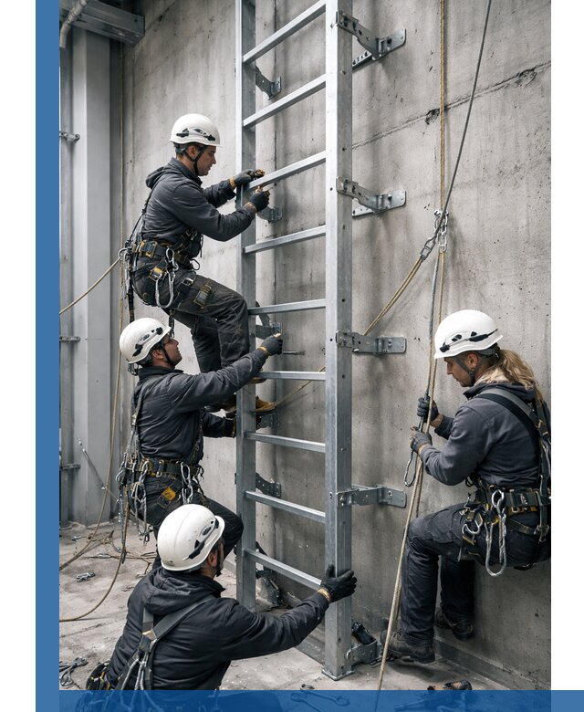 Монтаж металлических лестниц в Тихорецке под ключ со гарантией
