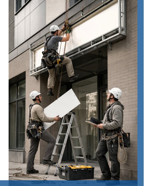 Монтаж светового короба в Тихорецке от 6700 р. | ВЫСОТНИК-Тхр