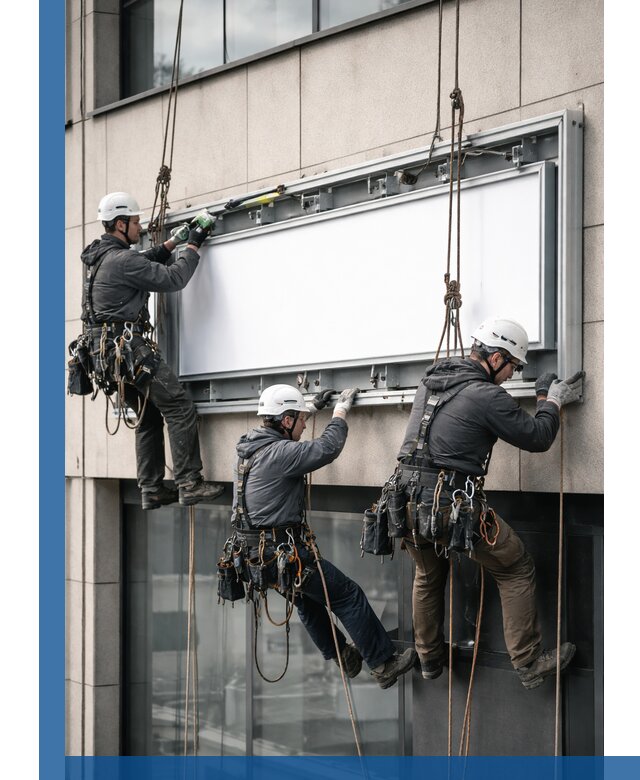 Профессиональный монтаж светового короба под ключ в Тихорецке