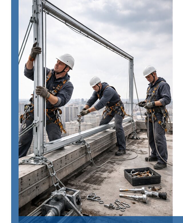 Монтаж крышных рекламных конструкций под ключ в Тихорецке