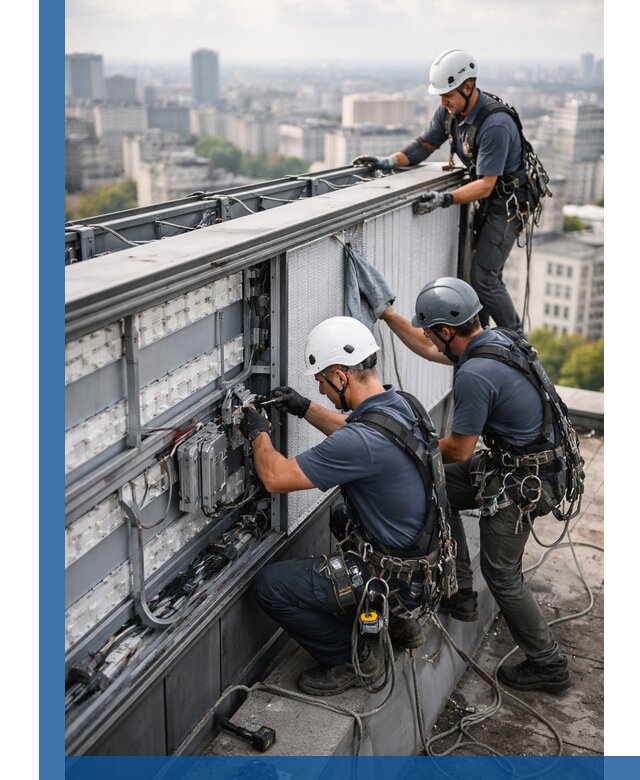 Профессиональное обслуживание крышной рекламы в Тихорецке под ключ