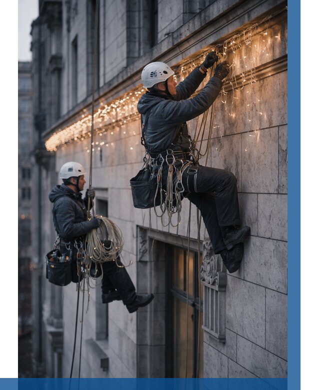 Монтаж новогодней иллюминации в Тихорецке от 8761 р. | ВЫСОТНИК-Тхр