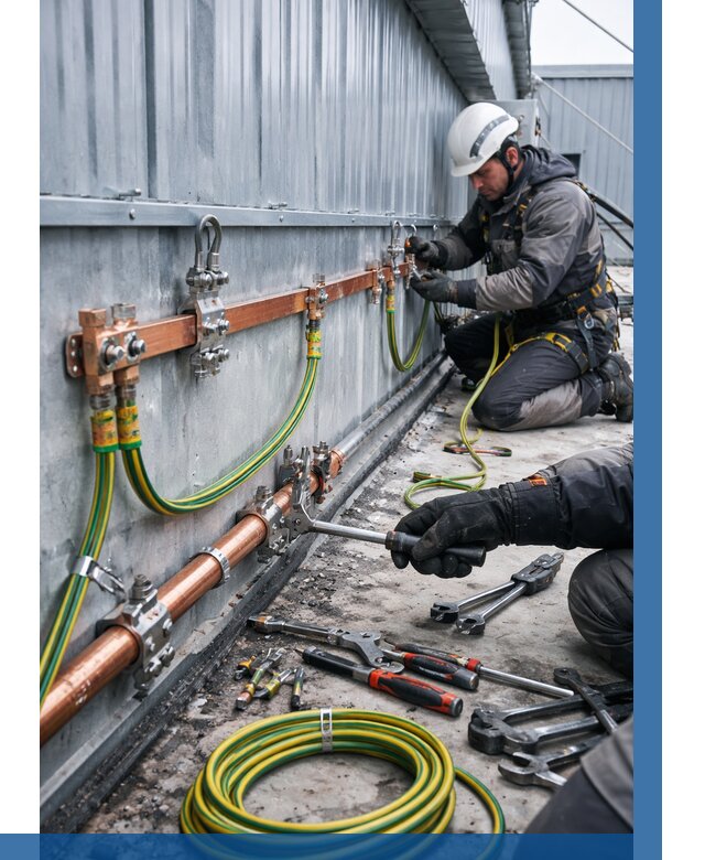 Монтаж заземления здания в Тихорецке от 25768 р. | ВЫСОТНИК-Тхр