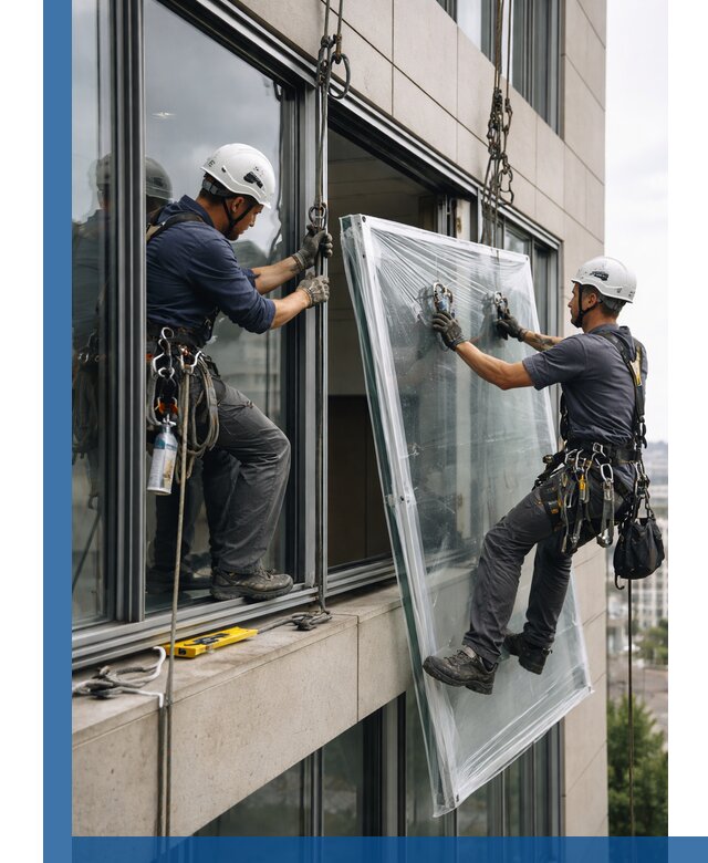 Профессиональная замена стекла в витраже в Тихорецке с гарантией