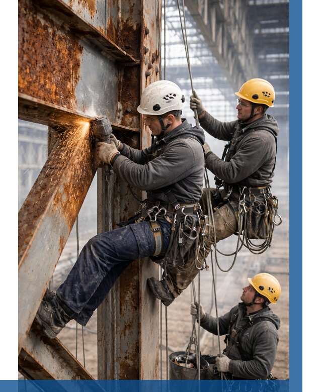 Зачистка металла от ржавчины в Тихорецке от 361 р. | ВЫСОТНИК-Тхр