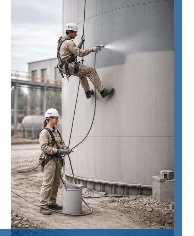 Покраска резервуаров в Тихорецке от 1237 р. | ВЫСОТНИК-Тхр — заказать