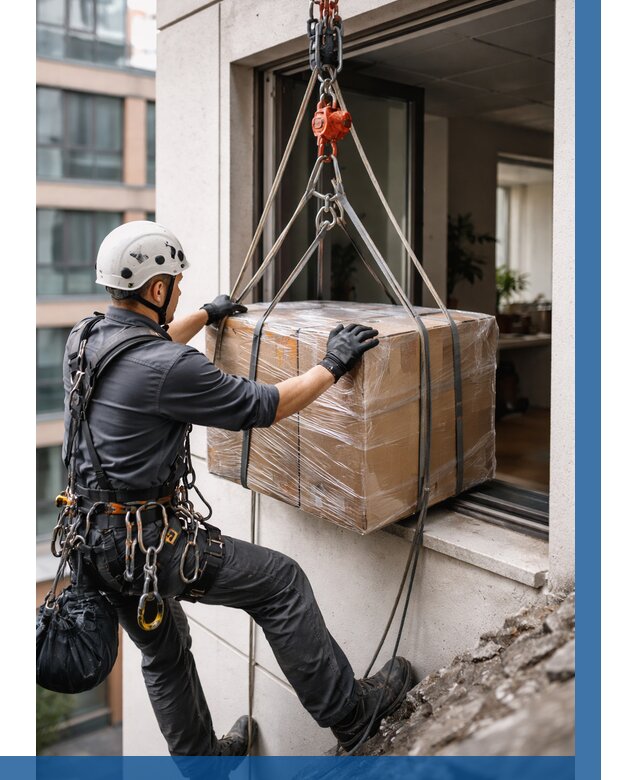 Подъем груза через окно в Тихорецке от 4638 р. | ВЫСОТНИК-Тхр