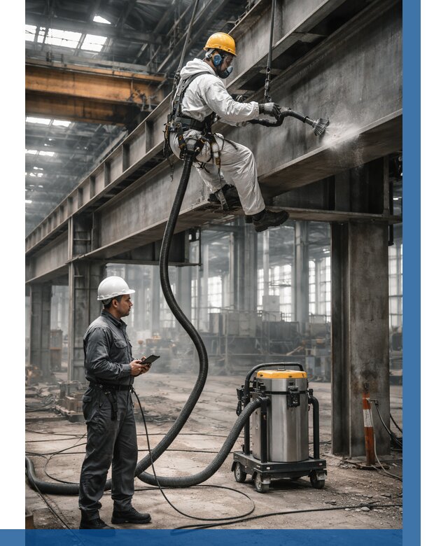 Обеспыливание конструкций в цехе в Тихорецке от 4329 р. | ВЫСОТНИК-Тхр