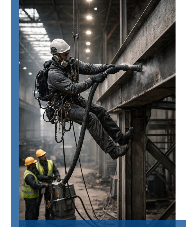 Обеспыливание конструкций в цехах промышленного производства в Тихорецке