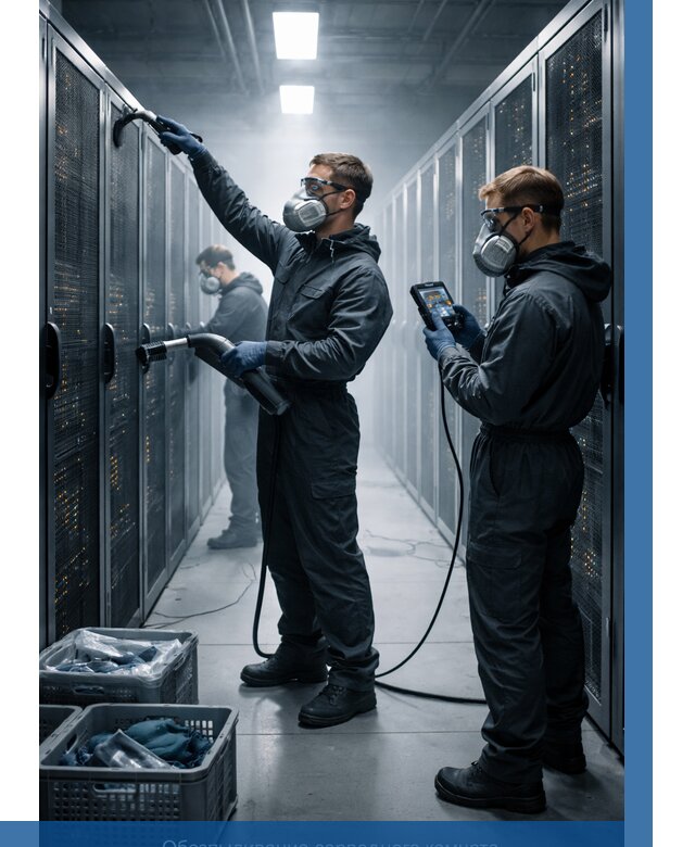 Обеспыливание серверной комнаты в Тихорецке от 4638 р. | ВЫСОТНИК-Тхр