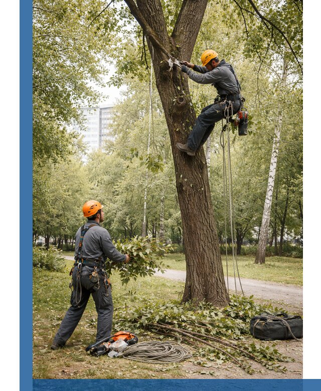 Санитарная обрезка деревьев в Тихорецке, профессионально и безопасно
