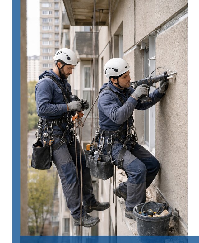 Промышленные альпинисты высотные работы и монтаж в Тихорецке